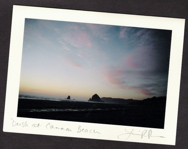 Dusk at Cannon Beach